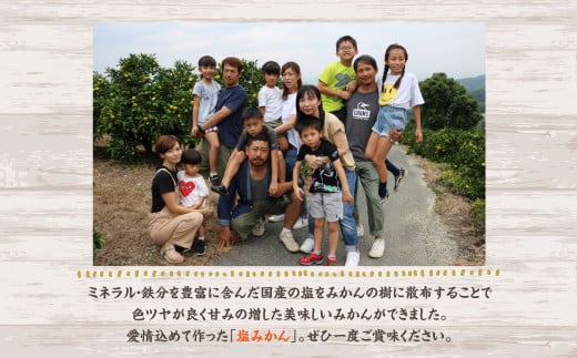 A158 福岡県山川産 塩みかん 10kg 【2025年11月上旬～12月下旬発送予定】 蜜柑 花藻塩_イメージ4