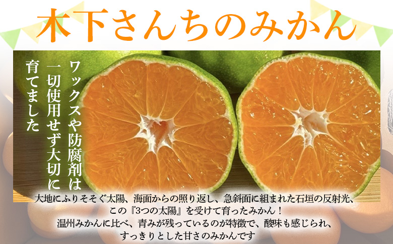 ＜木下さんちの極早生みかん 良品 約5kg（2S～Lサイズ混合）＞『2026年10月に順次出荷予定』柑橘類 ごくわせ 早生ミカン 蜜柑 果物 くだもの フルーツ 甘酸っぱい あまずっぱい 国産 キロ 
