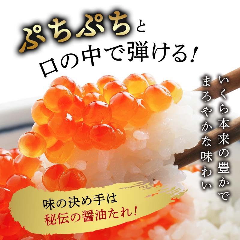 北海道産 いくら 醤油漬け 80g×6 計 480g 北海道 笹谷商店 小分け ギフト 釧路 ふるさと納税 イクラ 魚卵 魚介類 海産物 F4F-3610