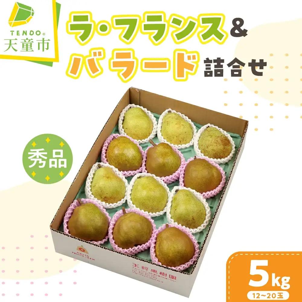 ラ・フランス & バラード 詰合せ 5kg 山形 果物 フルーツ 08-03-089