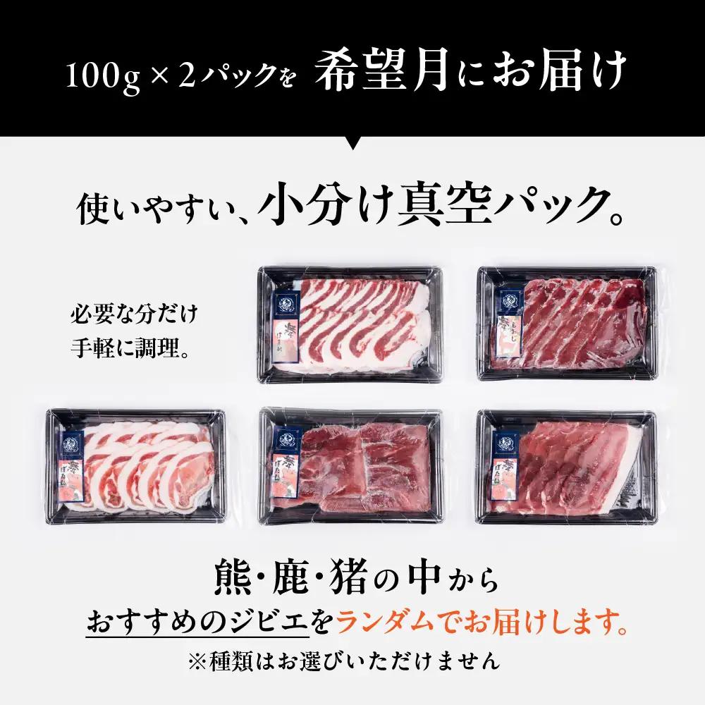 【定期便全6回（偶数月）】お家でジビエ♪おまかせ定期便（鹿／猪／熊）| 本格 ジビエ 料理 鹿肉 猪肉 熊肉 ヘルシー 高タンパク 飛騨高山舞地美恵 SW102