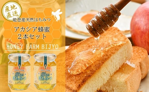 
            能登産天然はちみつ『アカシア蜂蜜２本』セット
          