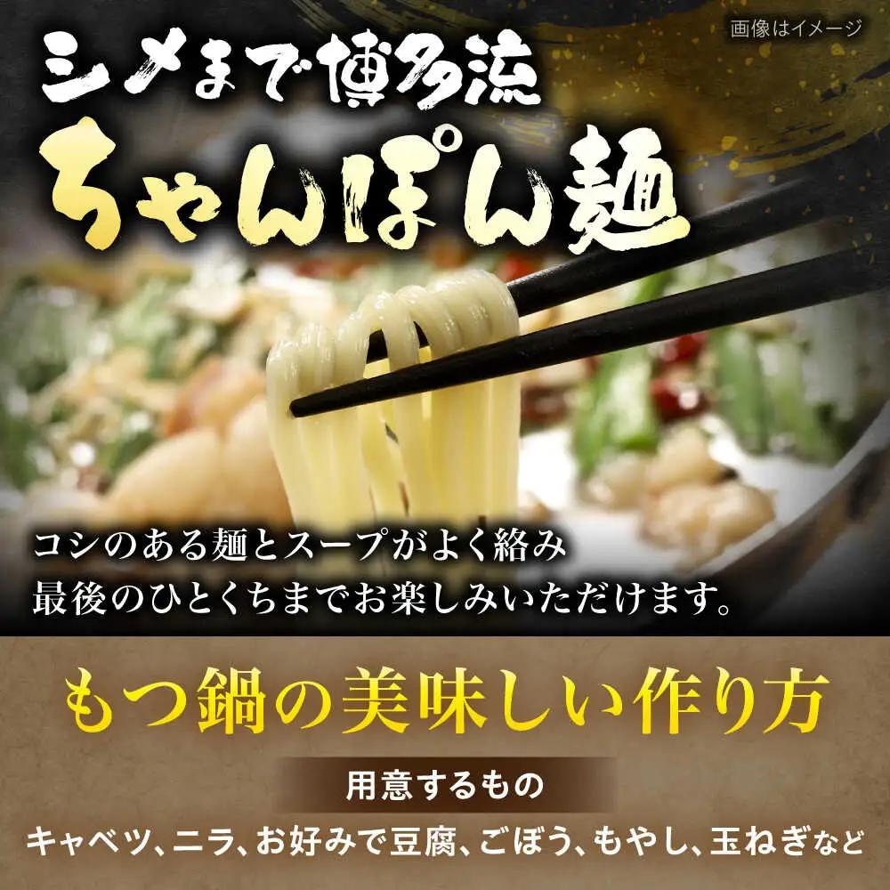 【ご家庭用】 博多もつ鍋(醤油味)3人前 VEC009 もつ鍋    