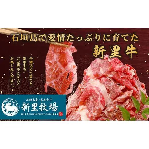 石垣島産 黒毛和牛 新里牛 多用途抜群！ 切落し (500g×1) 500g SZ-13