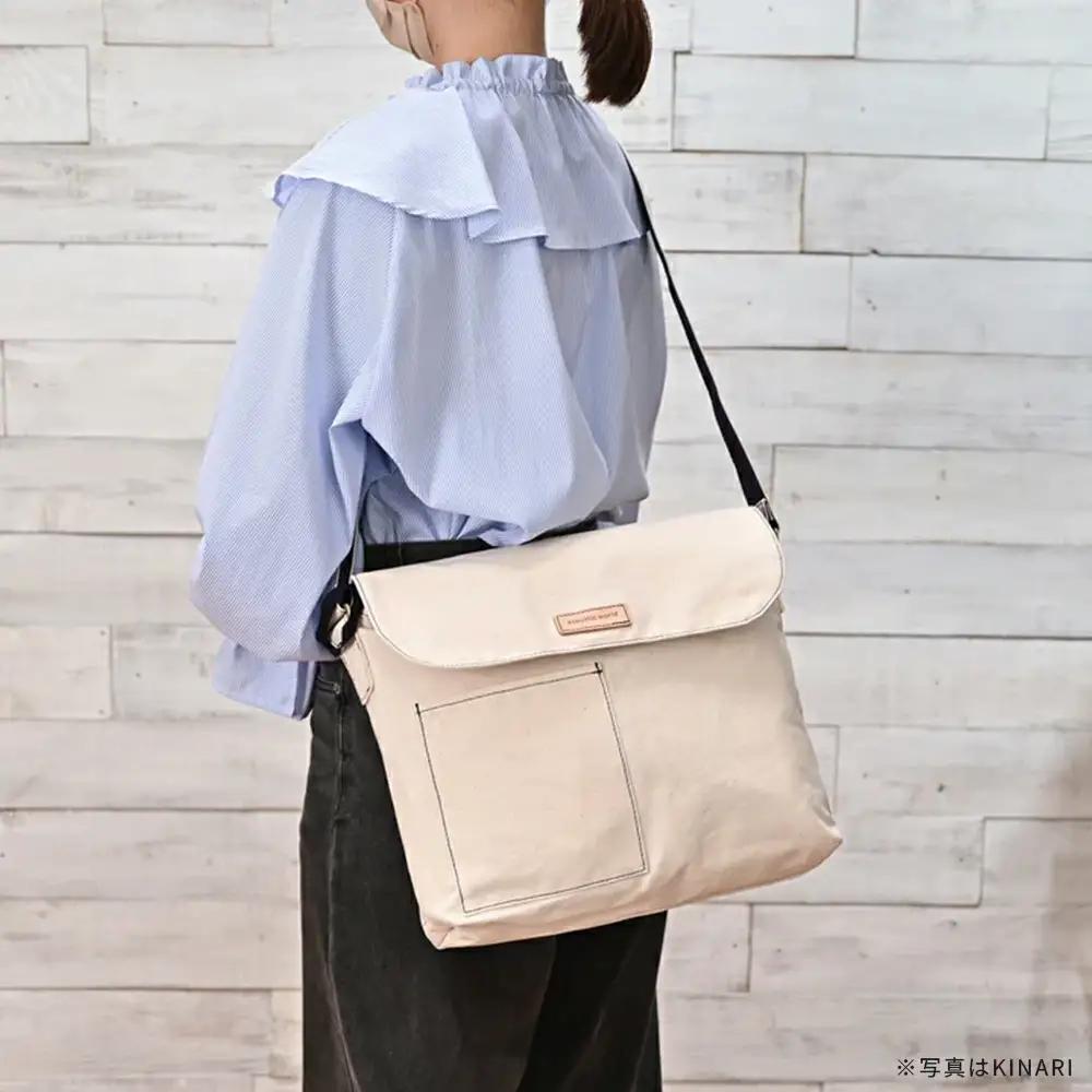 かぶせショルダー　ライトブラウン　【12203-0381-3】