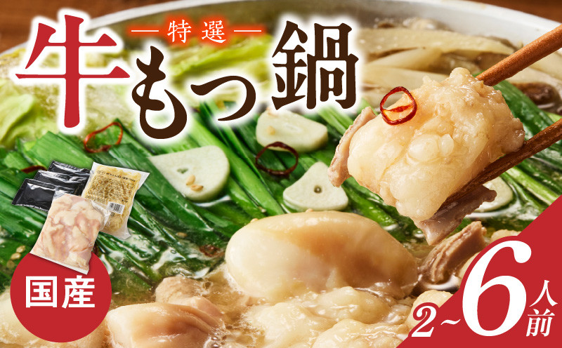 
            博多名物 国産牛 特選もつ鍋_博多名物 国産牛 特選 もつ鍋 セット 選べる 2人前 ～ 6人前 黒毛和牛 小腸 本場の味 ご自宅 楽しめる こだわり プリプリ 食感 濃厚 旨味 スープ オリジナル 醤油味 特製 ちゃんぽん麺 ツルツル もちもち 冷凍 小分け お取り寄せ 福岡県 久留米市 送料無料
          