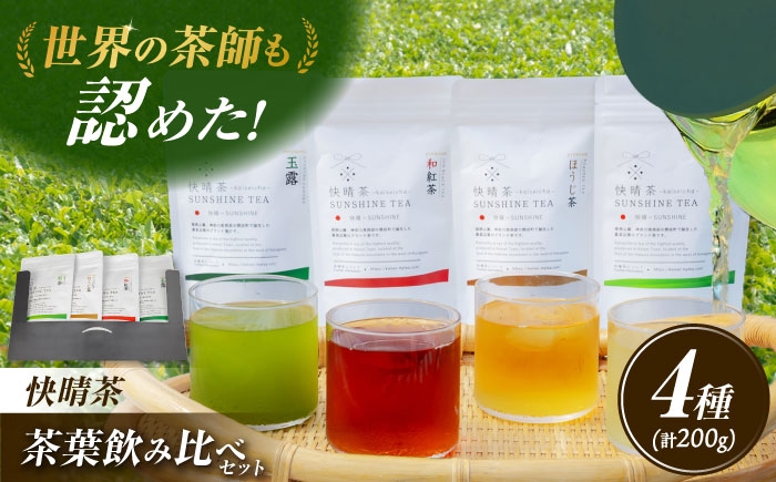 
                  お茶 飲み比べ 4種セット(煎茶・和紅茶・ほうじ茶・玉露 (粉末)) 開成町 【AGFデザイン】お茶 日本茶 緑茶 開成茶 煎茶 玉露 ほうじ茶 和紅茶 おちゃ 国産 日本茶 ギフト [BDAT001]
                