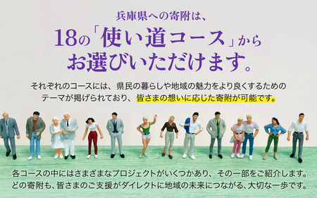 【返礼品なし】兵庫県を応援！ふるさとひょうご寄附金 （1口：1,000円）