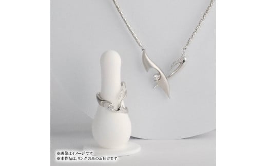 Pt ダイヤモンド リング プラチナ ジュエリー 100万円 前後 HARA RING シリーズ ガウディ 宝石 宝飾品 指輪 karati セスタディカラッチジャパン カラッチ ジャパン KARAT