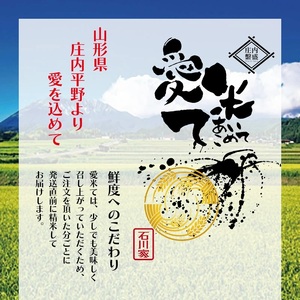 【令和8年産先行予約】【6ヶ月定期便】 はえぬき　精米 10kg(5kg×2袋) × 6ヶ月　山形県鶴岡市産　愛米て　| 米 こめ コメ 10キロ ブランド米 庄内米 ごはん ご飯 美味しい 国産 お