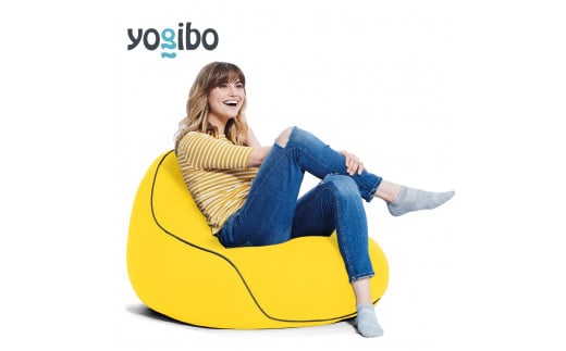 M359-3　Yogibo Lounger(ヨギボー ラウンジャー)イエロー 2週間程度で発送