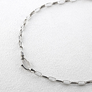 ネックレス プラチナ レディース チェーンのみ 50cm チェーン 太め 幅広 pt850 金属アレルギー 対応 地金 チェーンだけ アズキチェーン 甲丸長小豆 ジュエリー シンプル 人気 普段 使い