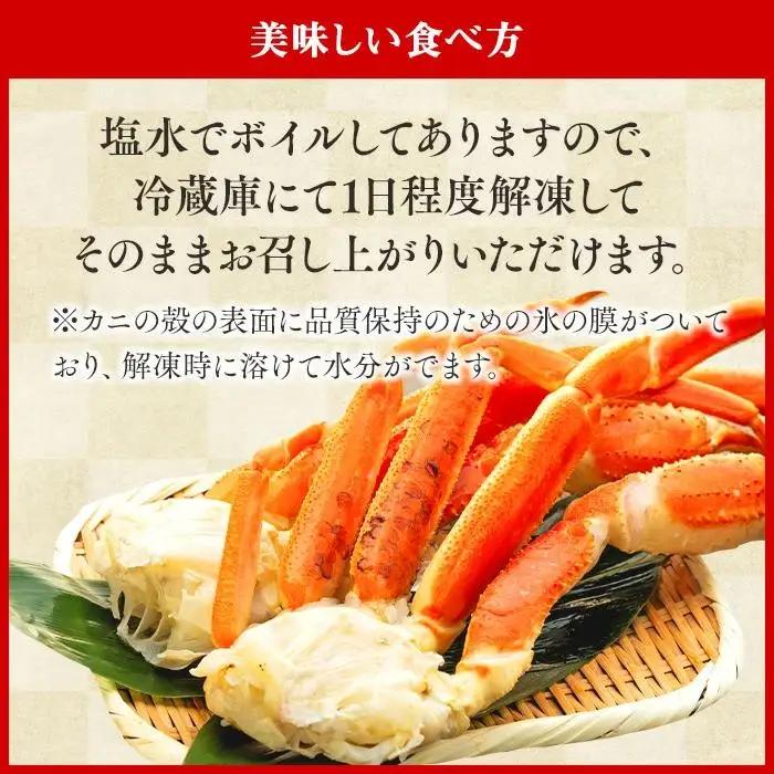 C01-F37 ボイル本ズワイガニ肩 1.3kg