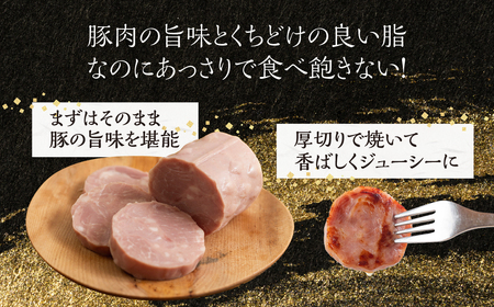納豆喰豚 プレスハム 3本セット（360g×3）なっとく豚 豚肉 天狗 下呂市 プレスハム【11-1030】