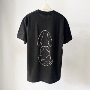 DOG T-SHIRT【Mサイズ／SMOKE BLACK】