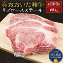 【ふるさと納税】おおいた和牛 リブロースステーキ 500g / 1kg 和牛 豊後牛 国産牛 赤身肉 焼き肉 焼肉 大分県産 九州産 津久見市 国産 送料無料