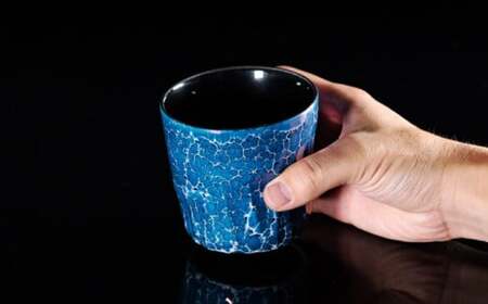 【グランプリ受賞】有田焼 大理石のような質感 ロックカップ 麟 Lin Marble Old Madonna 1個【金照堂】ロックグラス ウイスキーグラス 焼酎グラス 高級食器 有田焼 ギフト A40