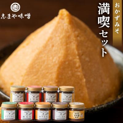 ふるさと納税 徳島市 おかずみそ 満喫セット  9種【BV006】