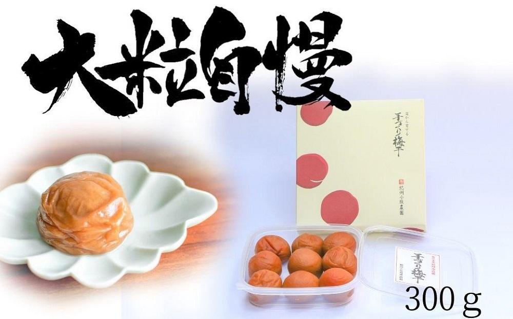 はちみつ梅　超大粒　大粒自慢（300ｇ）紀州南高梅【梅農家手づくり梅干】