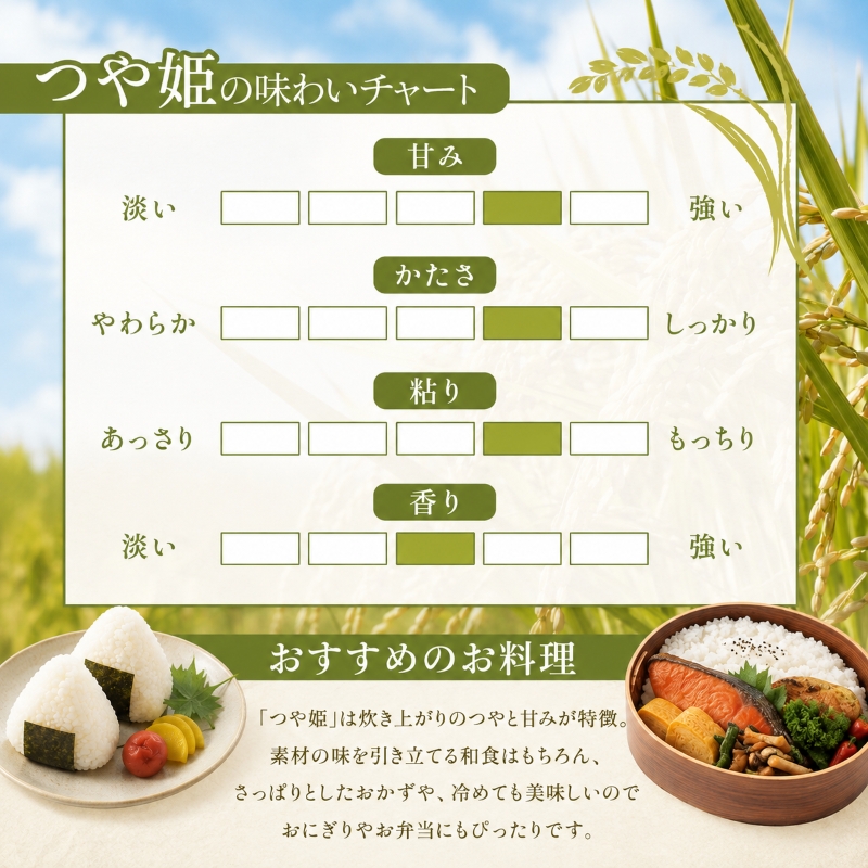【令和8年産 】【在庫限定】 【食味鑑定士厳選】 無洗米 定期便 12ヶ月 つや姫 10kg (5kg 2袋) 新米 お米 国産米 米 ご飯 おにぎり お弁当 岩沼産 東北 宮城県産 宮城米