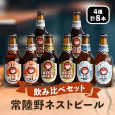 常陸野ネストビール飲み比べ8本セット[DHNB-33]