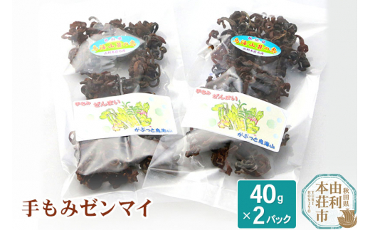 
山菜 秋田県産 手もみゼンマイ 40g×2パック【6月中旬以降発送】
