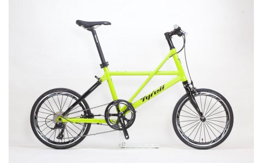 
【Tyrell(タイレル)】FXα マスカットグリーン＆グロスブラック【自転車 折りたたみ式 ミニベロ スポーツ ロードバイク スポーツサイクル 簡単 コンパクト 通勤 通学 サイクリング 変速付き 香川県 さぬき市】

