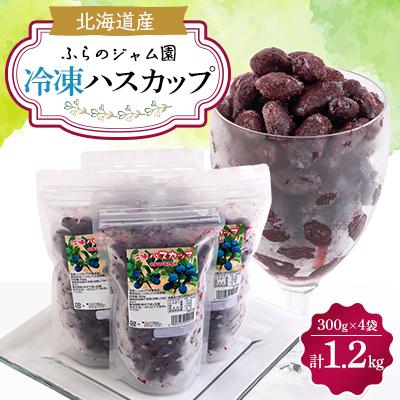ふるさと納税 富良野市 冷凍ハスカップ　300g×4袋セット(計1.2kg)
