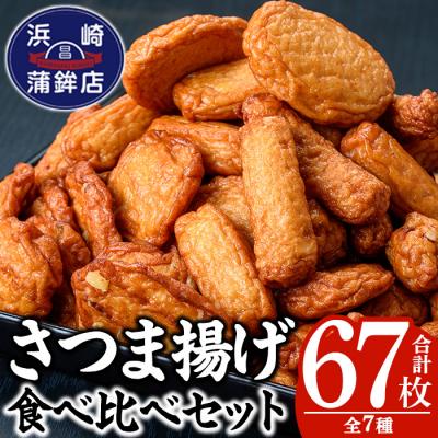 ふるさと納税 いちき串木野市 王道 さつま揚げ 7種 計67枚 定番からオリジナルまで幅広く詰合せ