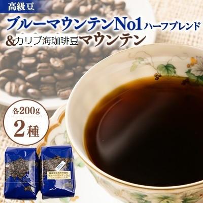 ふるさと納税 茨木市 【カリブ海セット】ブルーマウンテンNo1ブルーバロン農園ブレンド&amp;カリブ海に浮かぶ山からの贈り物