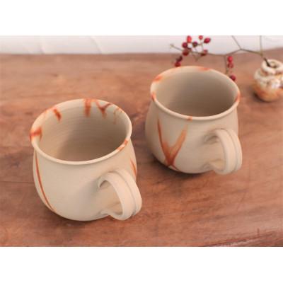 ふるさと納税 上島町 備前焼　ひだすきのコーヒーカップ 2個セット　c2-002 |  | 02