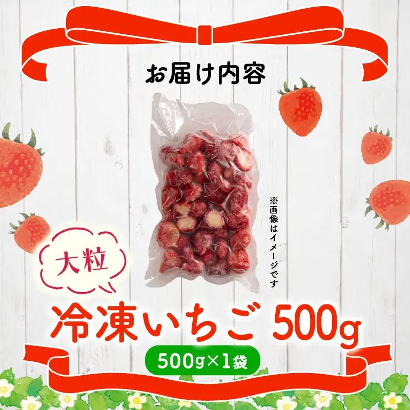 完熟 冷凍 いちご 500g 大粒 【 いちご 苺 】