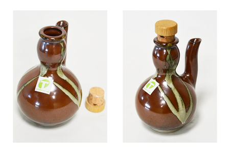 DL001　益子焼・音っくり(中サイズ・柿釉)