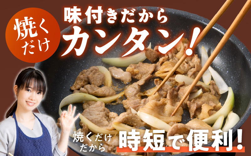 栗豚 3種セット 合計 900g（ステーキ/切り落とし/生姜焼き用）【オリジナルスパイス仕込み 豚肉 小分け 盛り合わせ 食べ比べ 焼くだけ】 099H3121