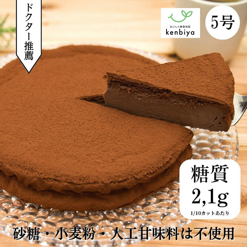 【ふるさと納税】低糖質　チョコレートケーキ 5号 甲斐市 スイーツ お取り寄せ