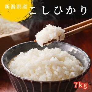 令和6年産 新潟県産 コシヒカリ 7kg お米 精米 ごはん ブランド 品種 精米 し立てをお届け 新潟 のど真ん中 見附市 こしひかり 米 お米 白米 国産 ごはん ご飯