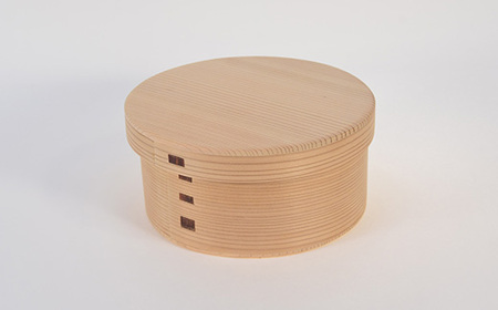 【大館曲げわっぱ】ミニおひつ（大）無塗装　180P6013