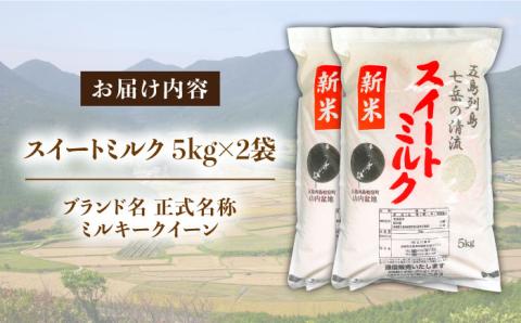 【先行予約】スイートミルク（５キロ×２袋）【山口商店】