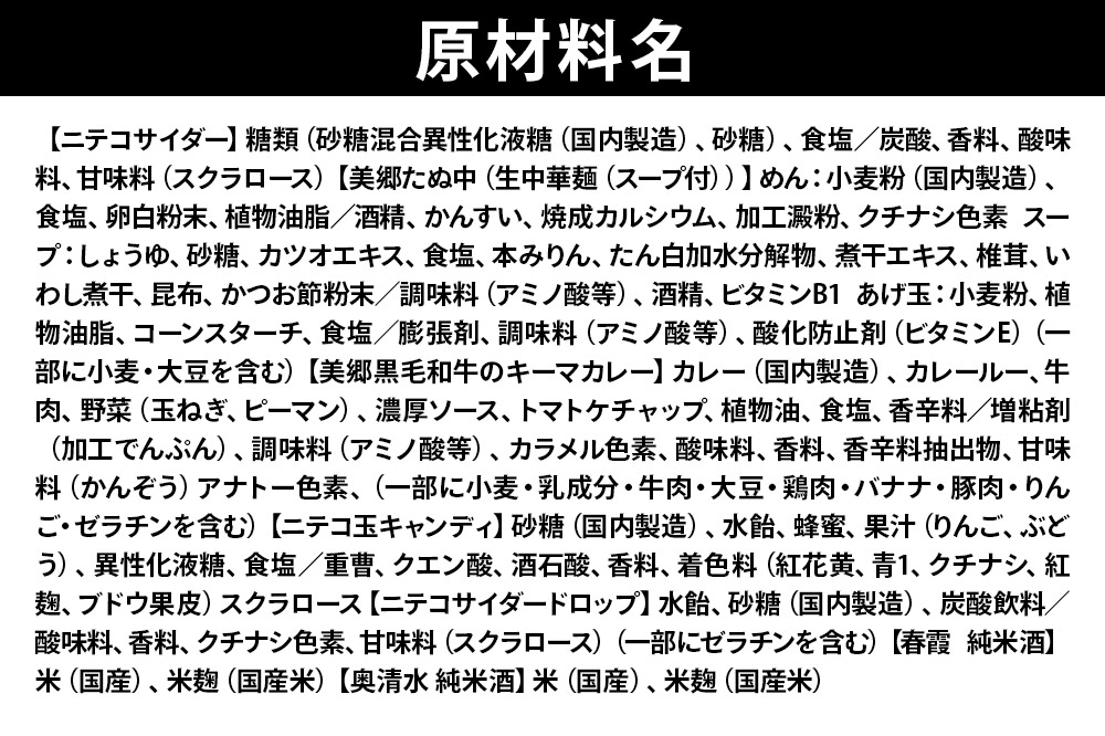 炭酸飲料 ニテコサイダー12本と美郷の美味しいものセット