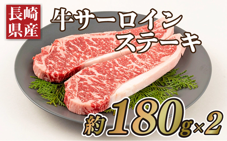 ステーキ【長崎和牛】 サーロインステーキ（2枚） B183