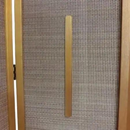 インテリア家具 間仕切り 折りたたみ式 燻し竹 高さ150cm スクリーンTR-3【1707587】