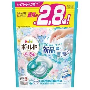 〈2024年10月より順次発送〉ボールドジェルボール詰替用フレッシュフラワーサボン31粒×10袋【1537233】