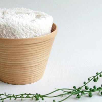 ふるさと納税 弘前市 BUNACO ラウンドボックス(ライトブラウン)1個|24_brb-060101a |  | 03