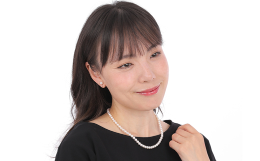 真珠 ネックレス ピアス セット K14 パール 5.5ミリ ～ 6ミリ アクセサリー ジュエリー 三重県 伊勢志摩 志摩市 アコヤ貝 冠婚葬祭 結婚式 葬式 フォーマル / 老舗の真珠専門店・高品質