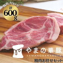 【ふるさと納税】放牧デュロック純粋種「やまの華豚」精肉お任せセット 豚肉 精肉 計600g 真空パック 冷凍 ブランド豚