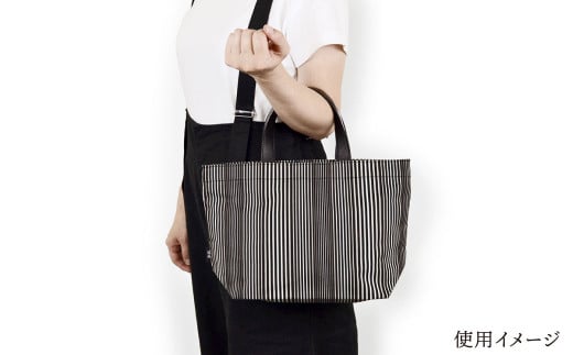 「小倉 縞縞」 PトートBAG Sサイズ ＃99ロンド紫