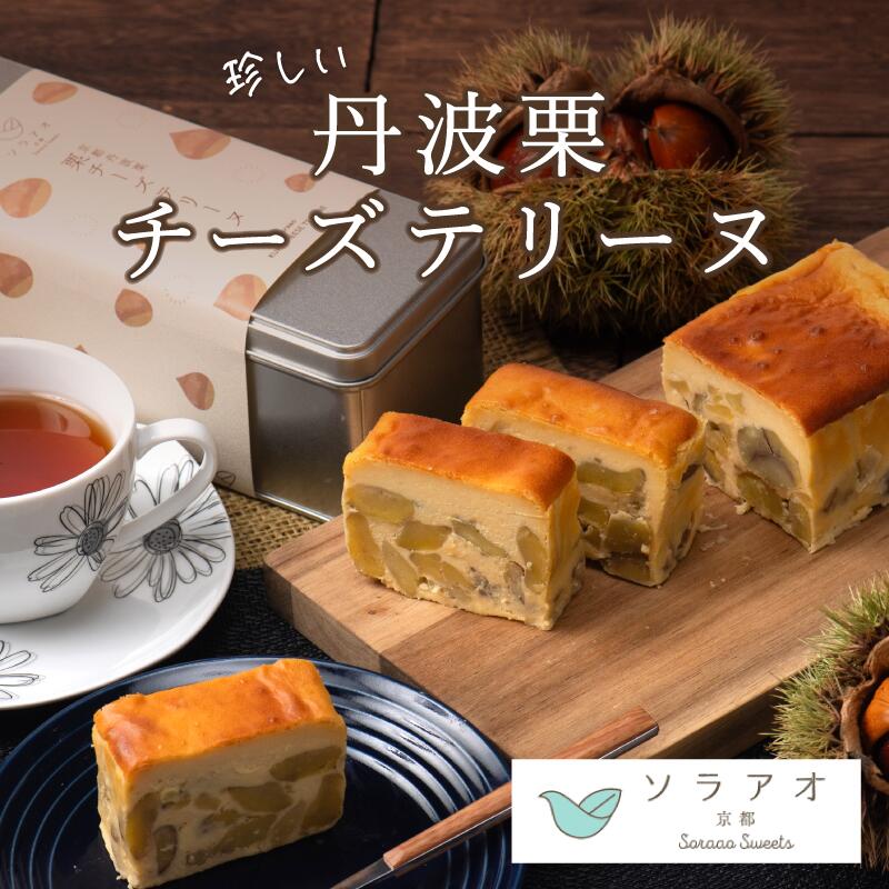 【ふるさと納税】≪先行予約・数量限定≫ 丹波栗チーズテリーヌ 【 冷凍 国産 栗 和栗 マロン 丹波栗 有機丹波栗 テリーヌ チーズテリーヌ お菓子 スイーツ デザート ケーキ 洋菓子 菓子 贈答 贈り物 ギフト プレゼント おすすめ 京都 京都産 綾部 綾部市 ソラアオ soraao 】