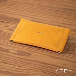 ダブルメガネケース【イエロー】