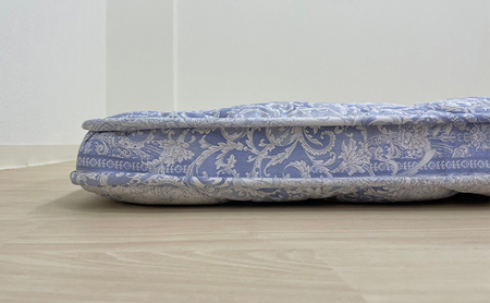 軽いのにちゃんと支える『超かる敷布団』 100×210cm 寝具 敷き布団 布団 シングルロング 羊毛 新潟市 新潟 ブルー