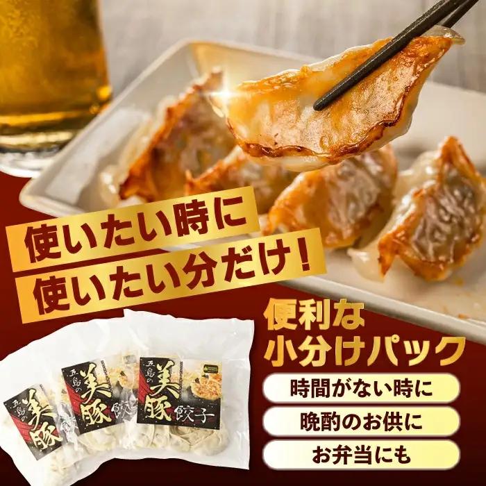 美豚餃子75個（15個×5袋） 五島市/長崎フードサービス[PEL003]餃子